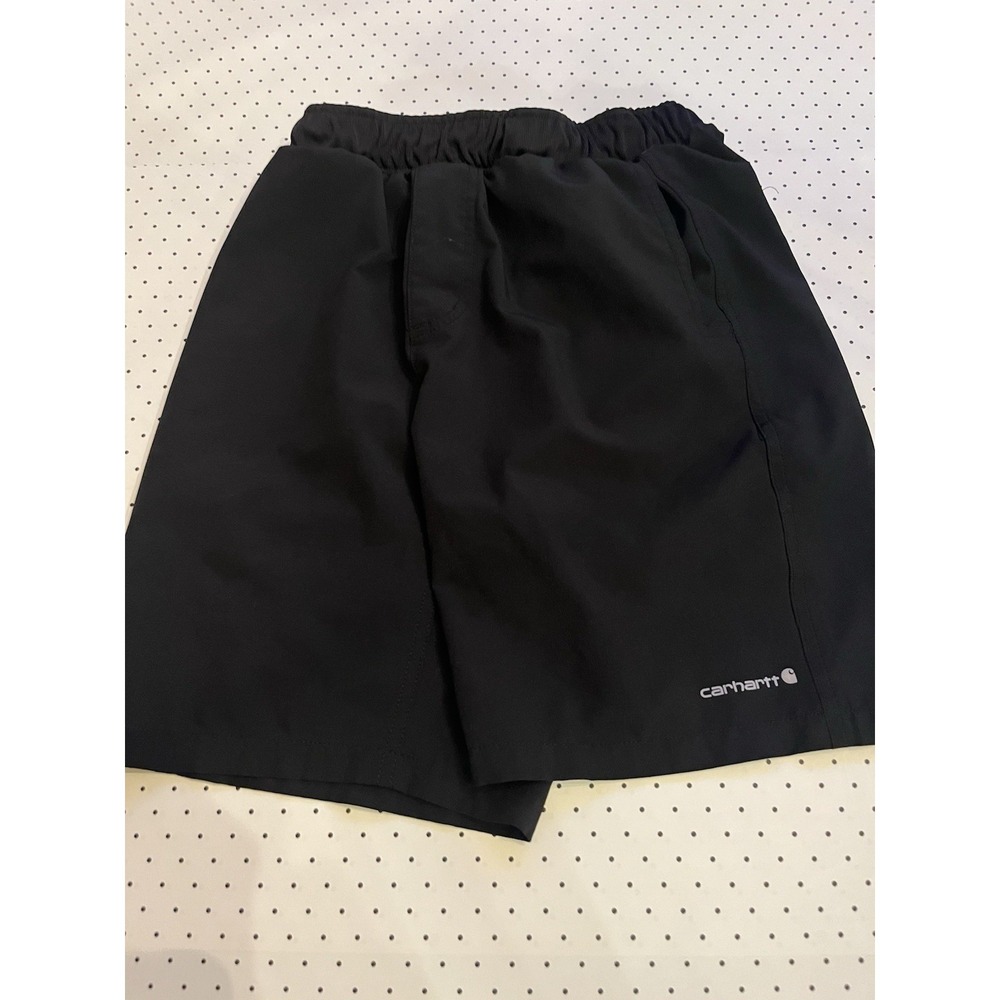 Carhartt Kids Black Athletic Shorts Youth Size 16 Pull On